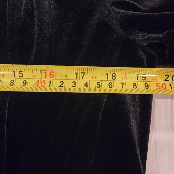 Coldwater Creek Embroidered Black Velvet Bolero Jacket Size 8. 011050426 - Picture 11 of 12